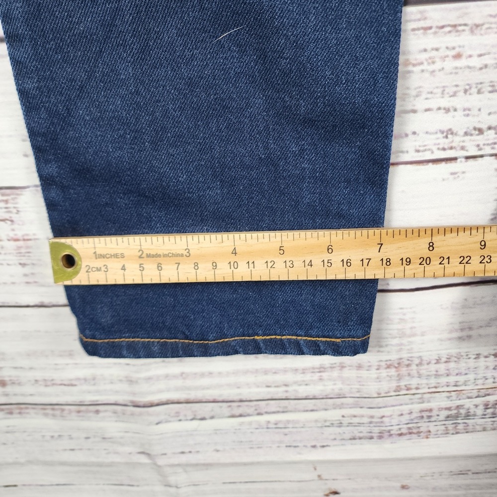Vintage NWT 1986 Levis 505-0216 Mens 28x33 Straight Leg USA Made Dark Wash - Picture 7 of 11